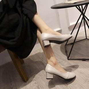 �ָ��r�b��ЬŮ2020�＾�¿���^һ�_��puƤ��ƴ��Women's shoes
