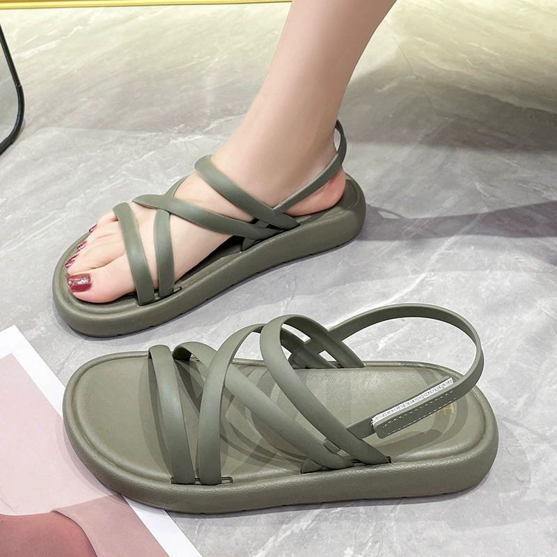 Summer non-slip comfortable sandals platform for leisure, footwear