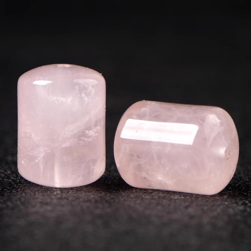 天然水晶马粉晶桶珠散珠子DIY手工饰品配饰串珠桶珠路路通材料批