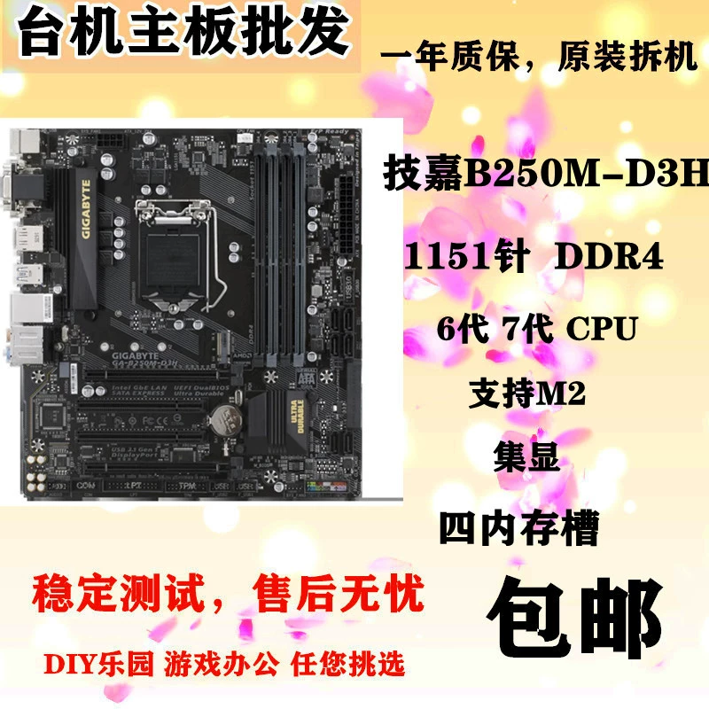 /B250M-D3V D2V HD3 DS3H D3H Wind DDR4 Z170 Z27