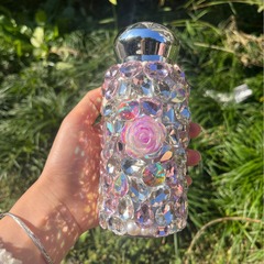 鑲鑽滿鑽保溫杯小巧便攜304不鏽鋼創意車載直身杯口袋杯