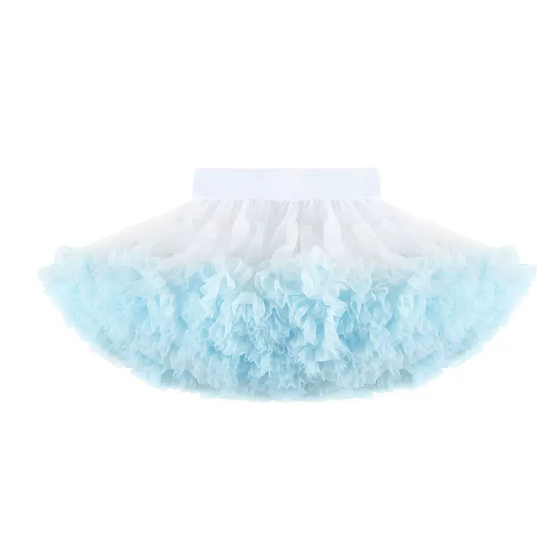 二代粉色锦纶网纱裙女童tutu裙欧美ins风蓬蓬裙可爱风儿童半身裙