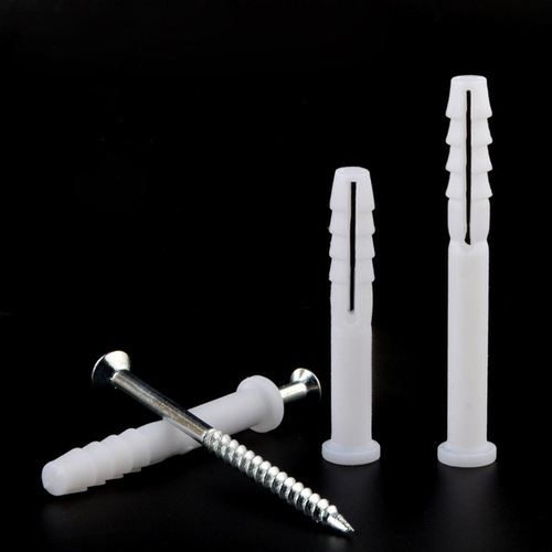 Diswei Plastic Expansion Screw Cabinet Wall Cabinet Expansion Pipe Plug M8 Extended Self-Tapping Screw Plastic Expansion Plug