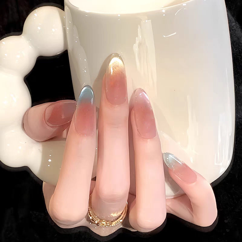 10-Piece Set of Trendy Fairy Dopamine Color Series Nail Tips from Xiaohongshu, Wholesale Finished Products from Factory 10-Piece Set of Trendy Fairy Dopamine Color Series Nail Tips from Xiaohongshu, Wholesale Finished Products from Factory