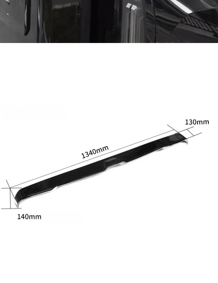 Applicable to Jietu Traveler/Shanhai T2 Tail Special Vehicle Top Wing Modified Fixed Wind Wing Exterior Rear Spoiler Accessories