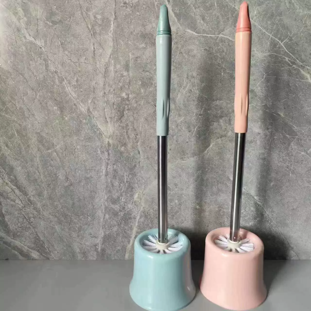 Утолщенный ершик для унитаза с длинной ручкой для ванной комнаты с базовым костюмом Щетка для унитаза