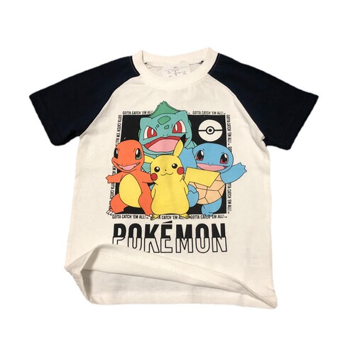 Summer  New Cartoon Anime Watermark Print Children's Short-Sleeve Wholesale T-Shirt