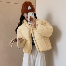 韩国东大门面包棉服女2025冬季新款立领小个子短款时尚羽绒棉服女