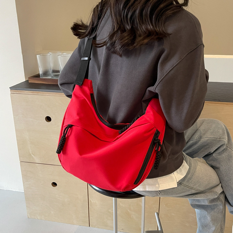 Große Damen Umhängetasche In Knödelform Lässige Modetasche_voghion.com