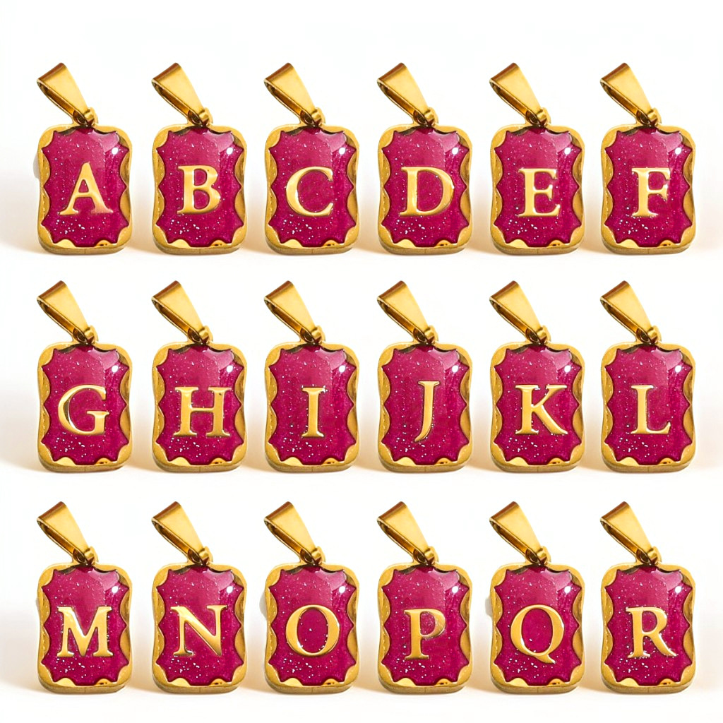 Acero inoxidable no decolor púrpura pequeño colgante collar damas de nicho universal diseño DIY accesorios de joyería colgar