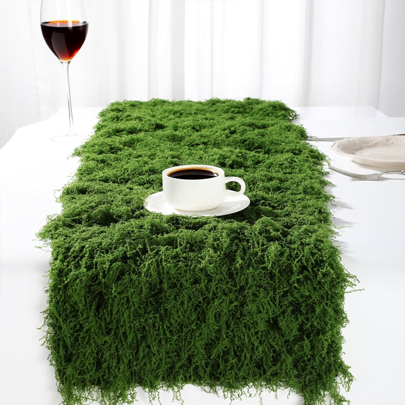 仿真苔藓草坪人造微景观摆件青苔盆景盆栽装饰造景假丝状毛线苔藓
