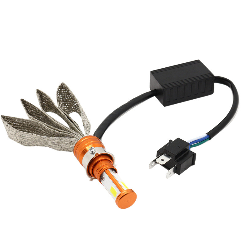 Motocicleta LED H4 mandril 8V-80V dos lados de la motocicleta general nuevo tipo de luz LED delanteros