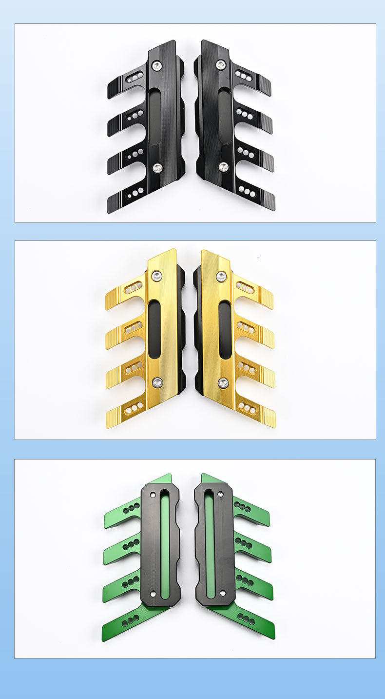 Motorcycle modified front wheel fender anti-fall shock-absorbing protective cover No. 9 calf electric car shock-absorbing protective cover