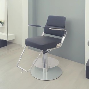 Trendy Hair Salon Chair, Professional Haircut Chair, High-End Barber Chair, Hairdressing Salon Perm and Dye Chair, Japanese-Style Chair