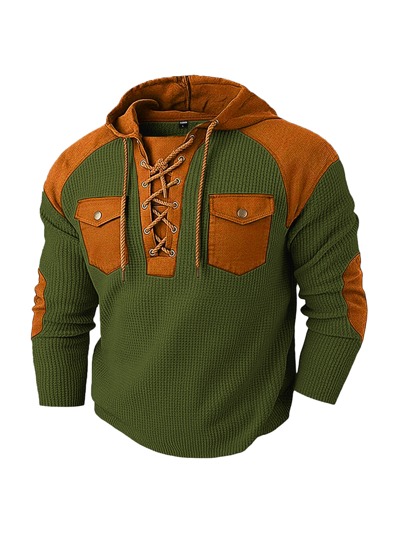 Nuevo transfronterizo Europa y América Amazon hombre nuevo primavera y otoño chaqueta encapuchada correa de bolsillo casual chaqueta de hombre