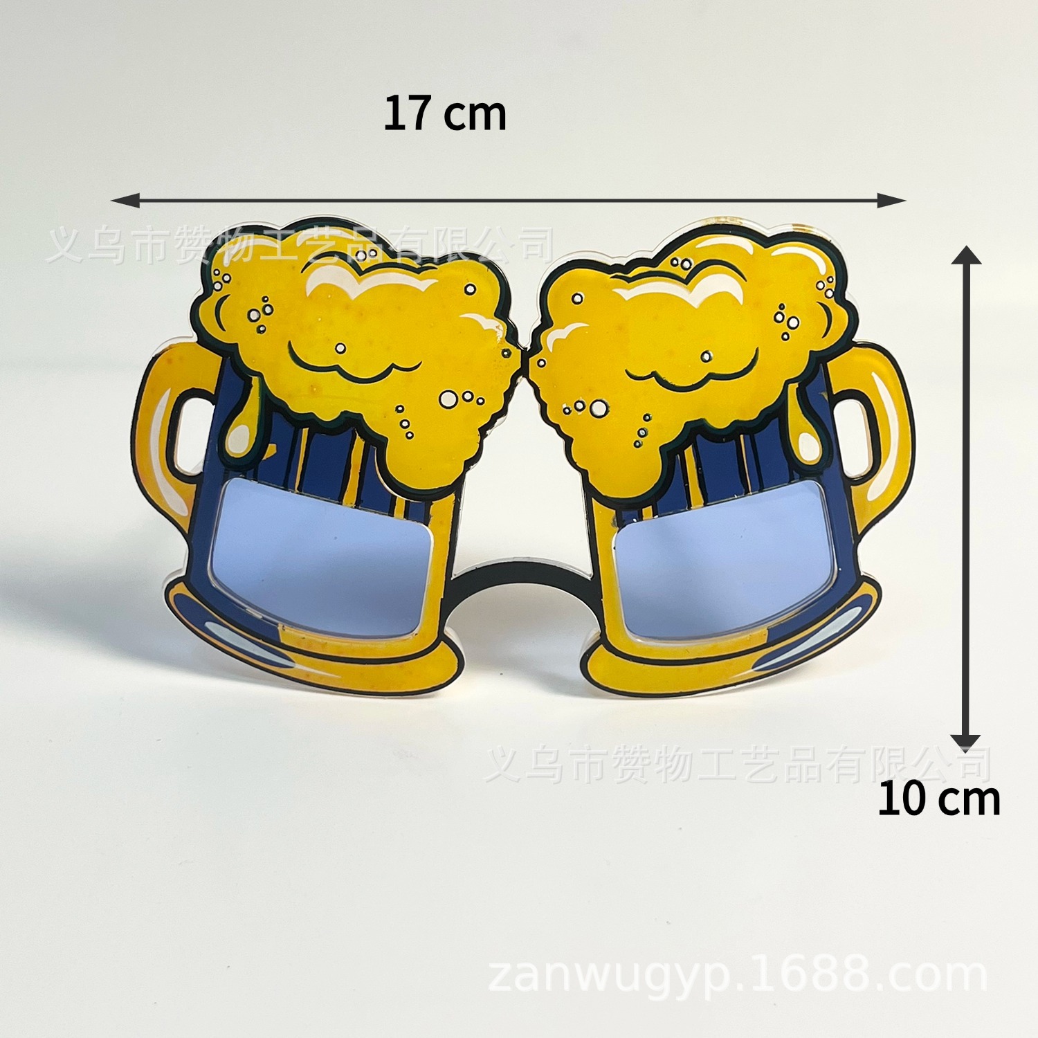 Blue wineglass