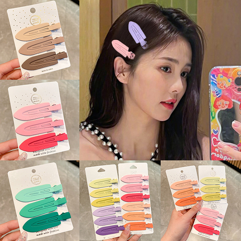 y2k invisible hair clip hair accessory for forehead edge, duckbill clip hair pin, head accessory, hair clip, ins Korean style female