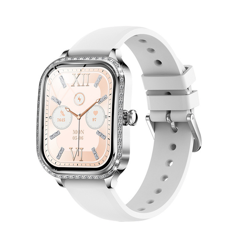 MK88 Women's Smart Watch Bluetooth Call Heart Rate Blood Pressure Blood Oxygen Detection Calories Multi-Sport Smart Watch