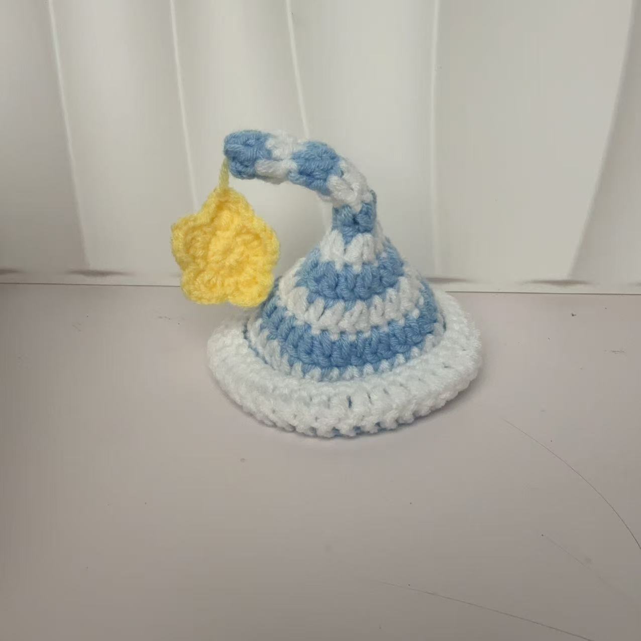 Blue star santa hat