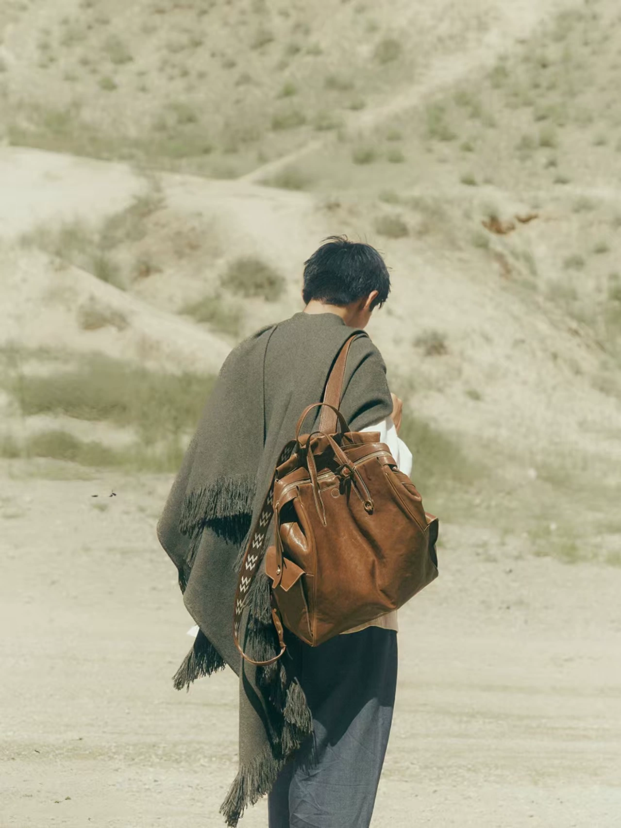 Small retro backpack, laptop, 16 inch, 14 inch