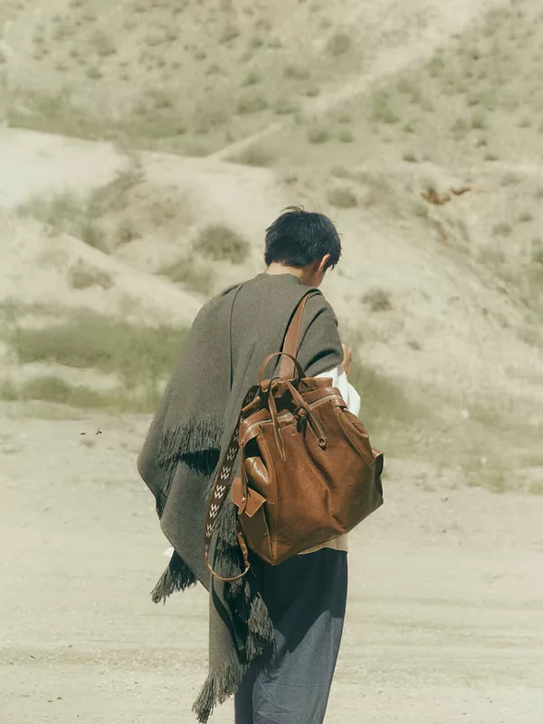 Small retro backpack, laptop, 16 inch, 14 inch