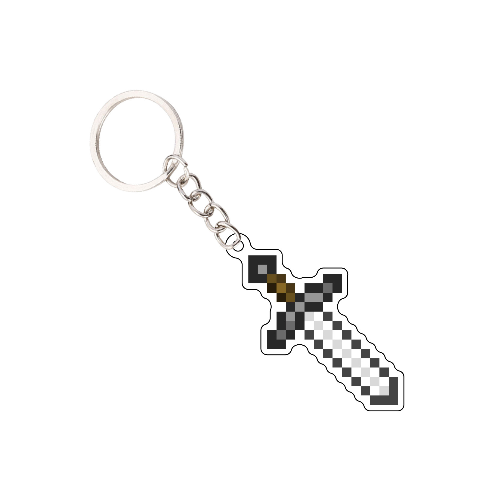 Mi mundo perimetral Minecraft llavero inmortal totem encantado oro manzana acrílico colgante regalo image 11