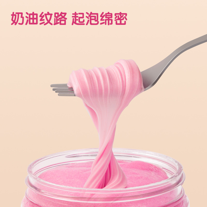 Deli 67867 Magic Foaming Glue Slime Crystal Clear Easy-To-Clean Crystal Mud Creative Modeling Clay for Elementary School Students