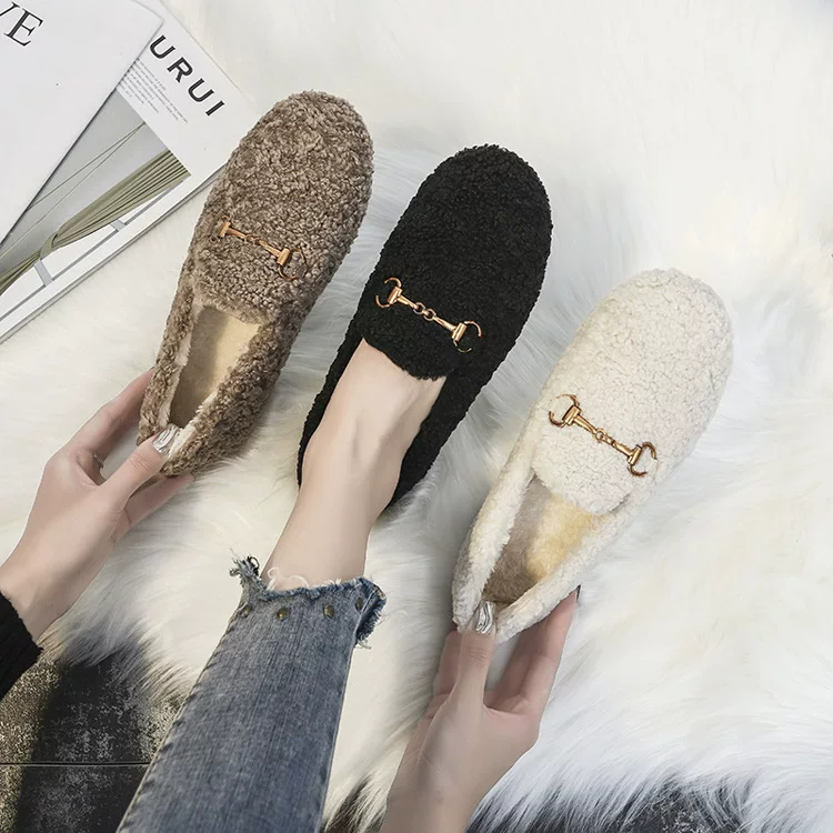 Winter universal fleece shoes platform, 2023, plus size