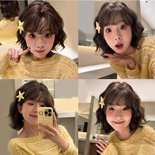 【爆款】海盐蓝鸭嘴夹海星发夹刘海侧边夹子前额碎发发卡海边夹