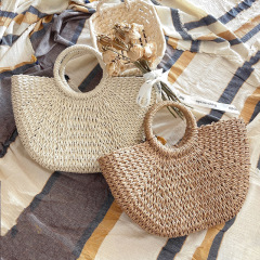 One piece Dafa manufacturer wholesale ins2024 new straw bag retro women's bag handbag pastoral bag woven bag