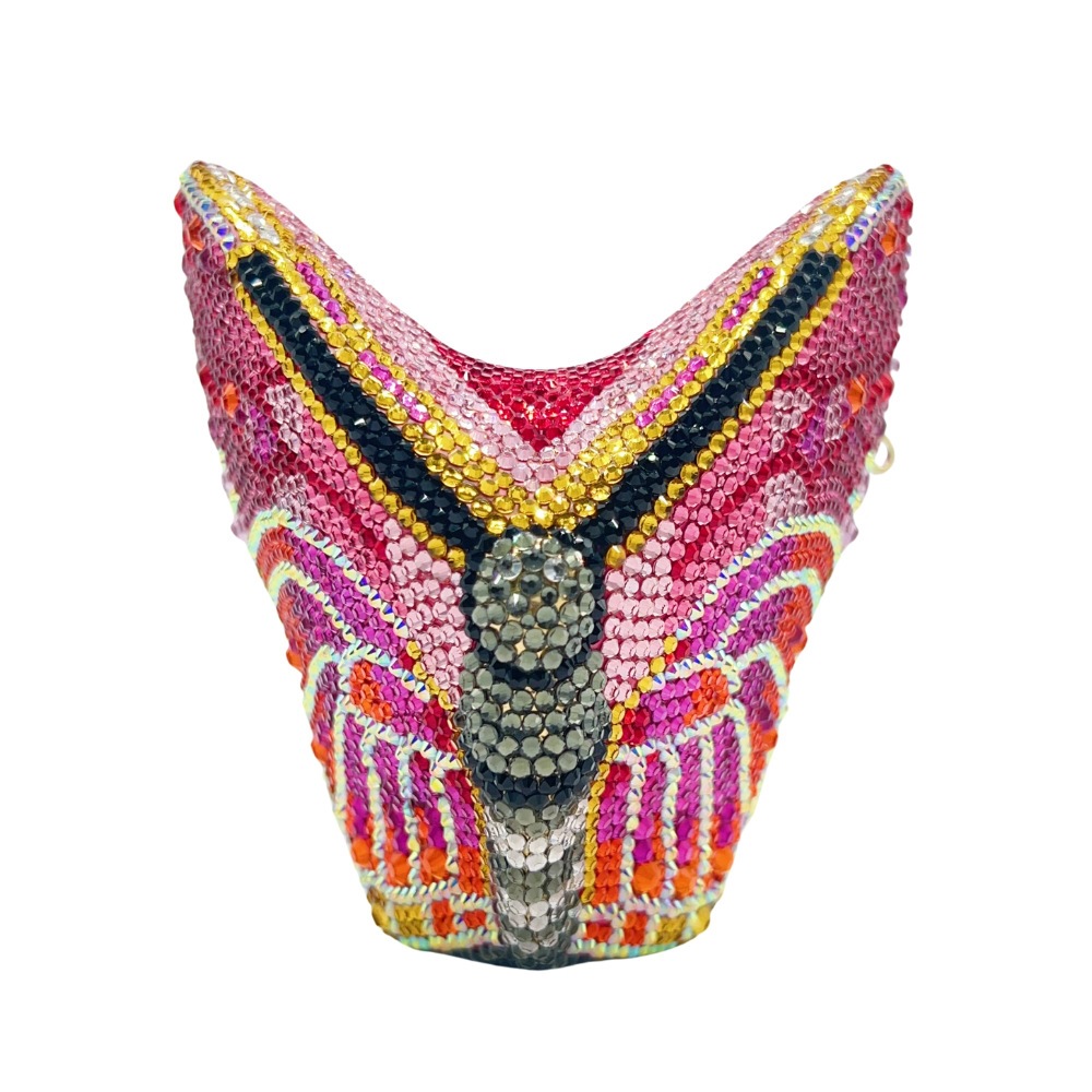 Butterfly Crystal Clutch transfronterizo nuevo paquete de diamante de mariposa para la cena, mano de diamante de agua para la cena europea y americana