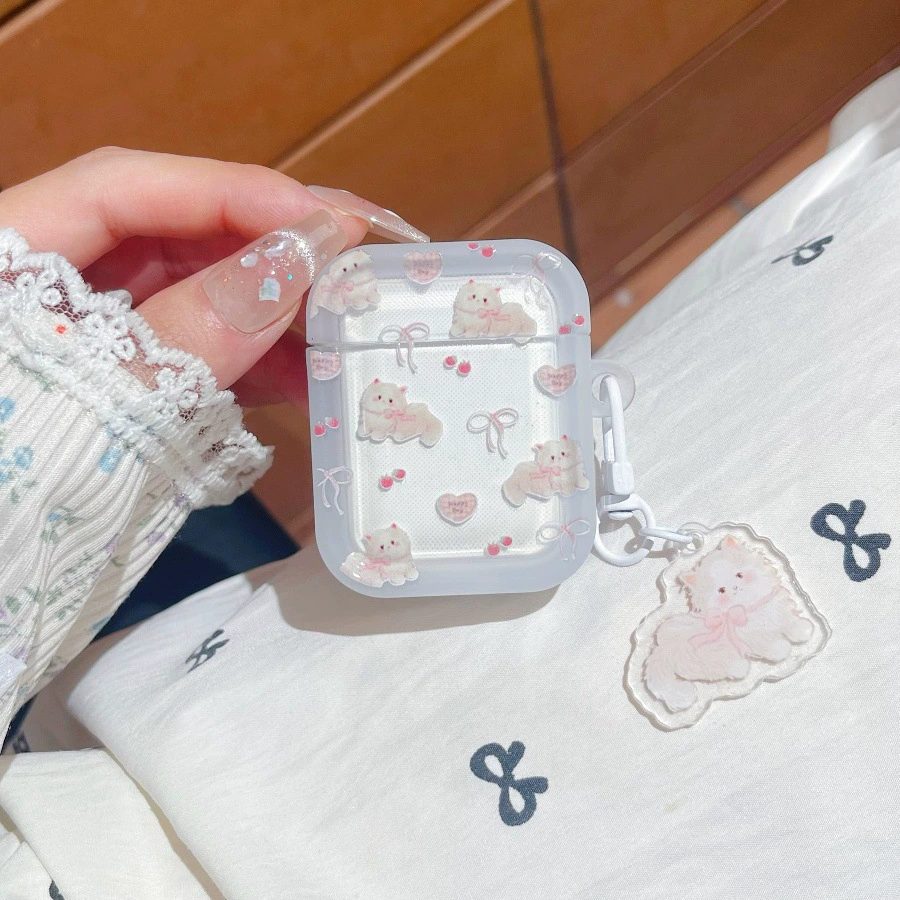 Совместимые наушники с бантом, защитный чехол, мультяш pendant, pro2, bluetooth, 2