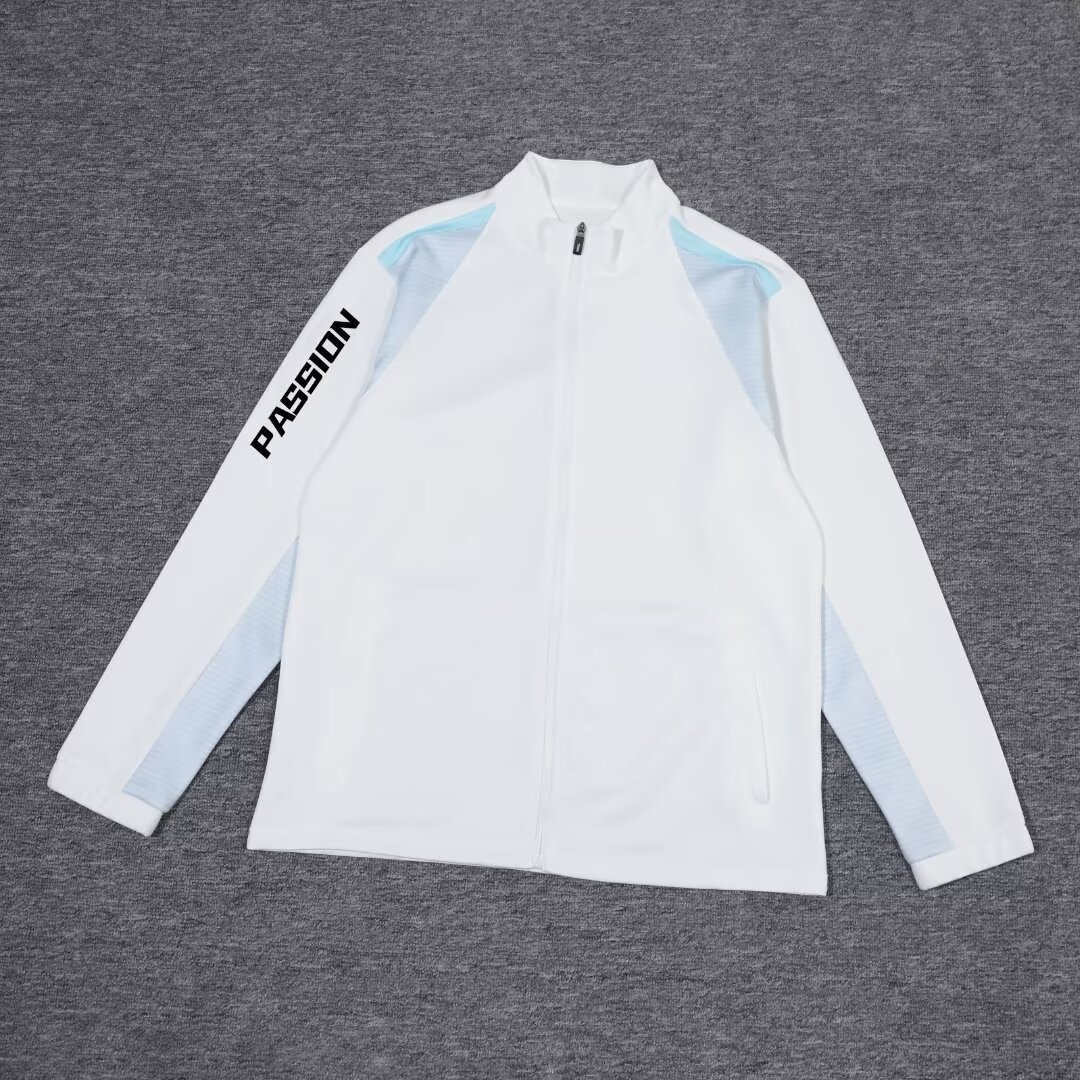 2024 새로운 가을과 겨울 방풍 따뜻한 배드민턴 재킷 남자와 여자의 화이트 캐주얼 그룹 재킷 긴 소매