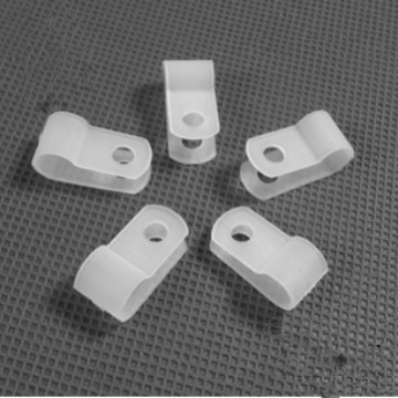 R10.4 尼龙R型线夹 塑料固线夹 束线卡固定座 绝缘尼龙理线夹