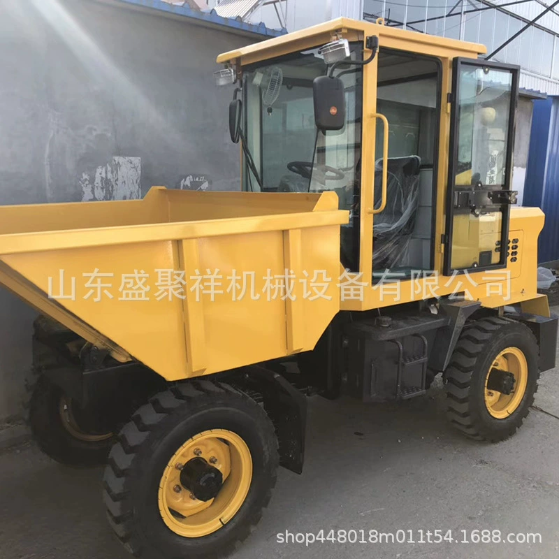 Большой самосвал с передней загрузкой, полноприводный самосвал с полностью гидравлической системой, инженерный горный багги FC-30 с пневматическими тормозами