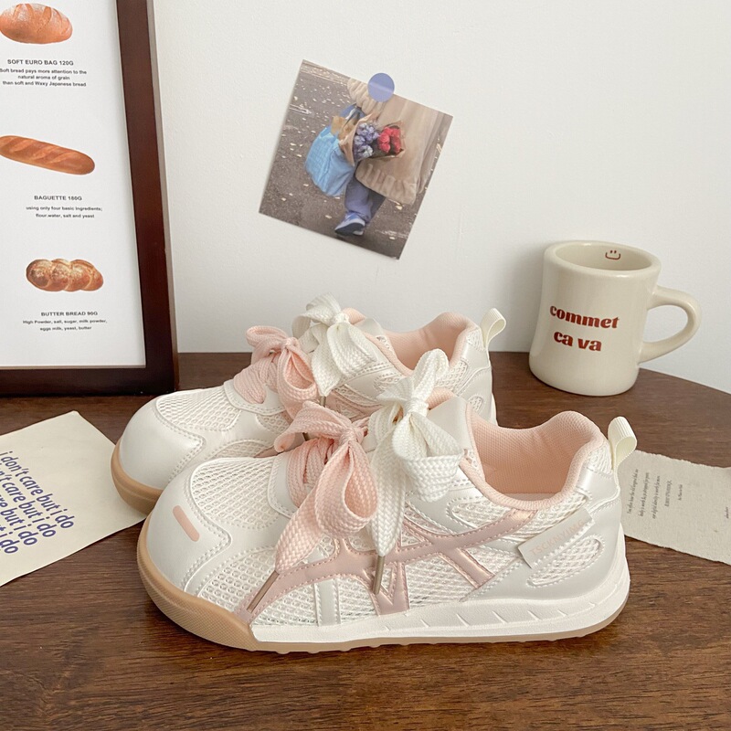 厚底道徳訓練靴女性のための 2025 新しいホットスタイル夏薄型メッシュ通気性フォレストシューズカジュアルスポーツシューズ|undefined
