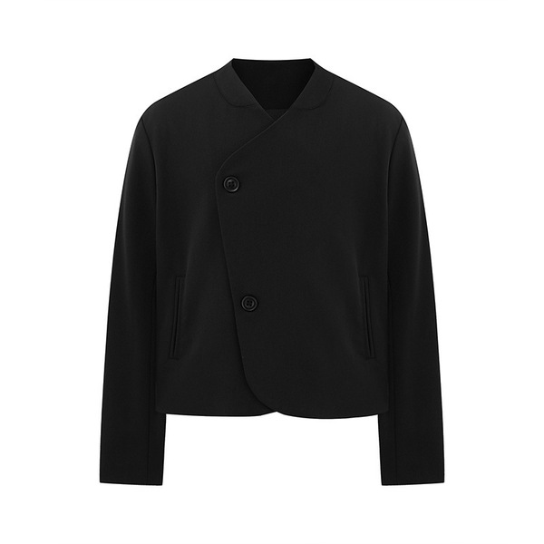 Autumn Japanese solid color retro suit