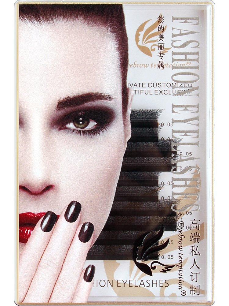 美睫嫁接三叶草睫毛抗菌0.05粗开花软毛美睫店专用朵毛超软假睫毛