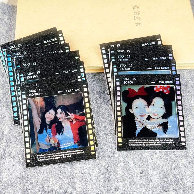 Blank Reversal Film Clip Protective Cover Photo Reversal Film Light Film Bookmark Polaroid Gift DIY Gift