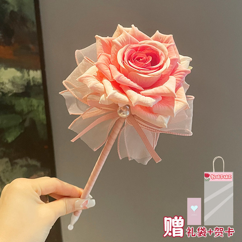 原创新款实用礼物花束金香花笔幼儿园郁开学教师节永生花笔签字笔|undefined