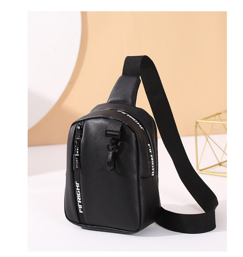 Women's Solid Color Pu Leather Zipper Fanny Pack display picture 3