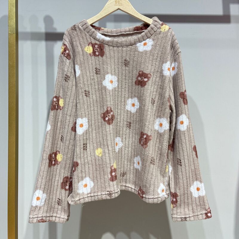 Fairy warm clothes warm warm suit autumn and winter outdoor wear coral fleece home pajamas one-piece top pajama pants women warm Fairy warm clothes warm warm suit autumn and winter outdoor wear coral fleece home pajamas one-piece top pajama pants women warm