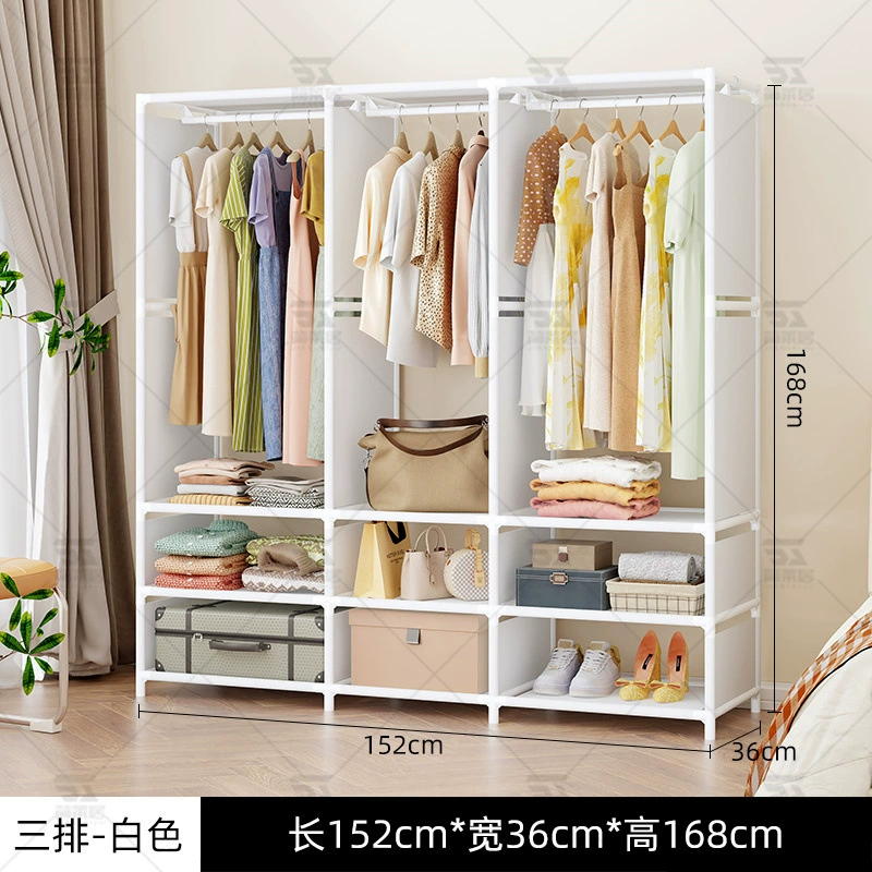 Garment Rack Renter-friendly Multi-tier Simple Indoor from Yomiego