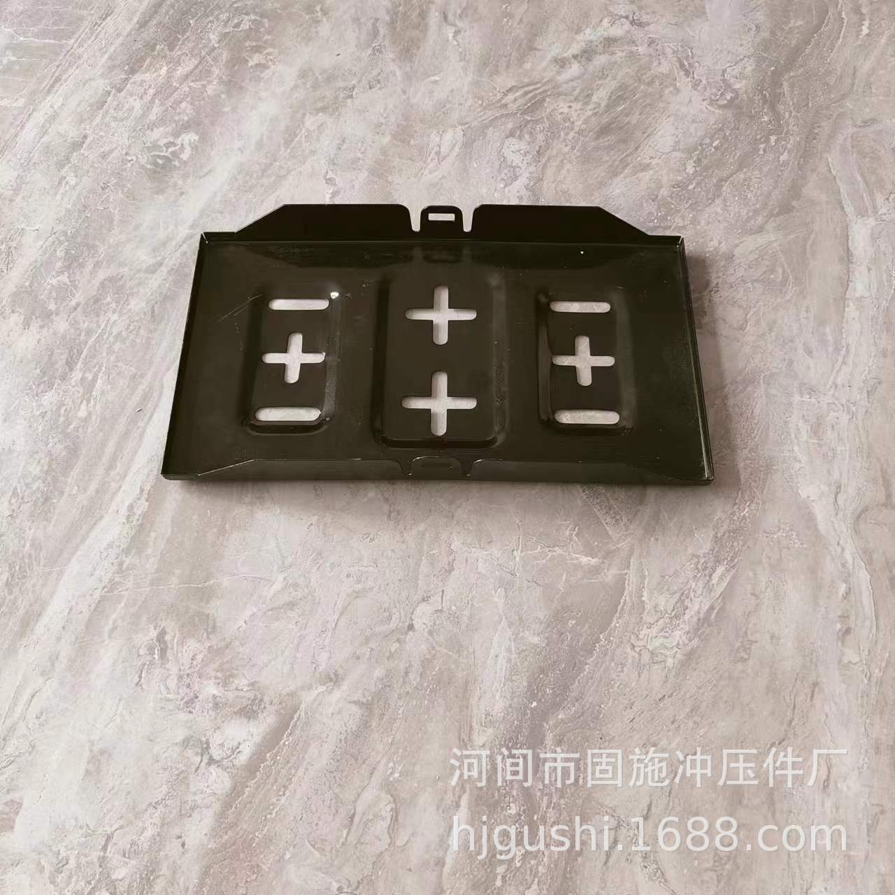 Factory in stock supply car battery fixed tray battery fixed bracket tray iron spray battery box