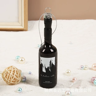 Новогодний чехол для бутылки вина и шампанского украшение для ресторана и праздника