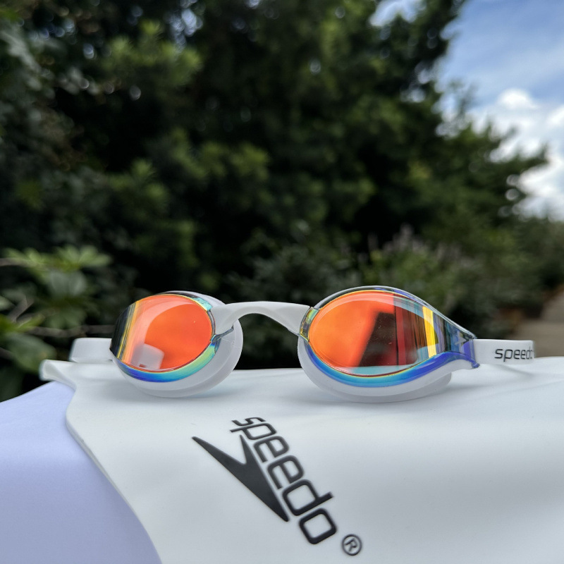 Speedo Speedo スイミングゴーグル プロレーシング トレーニング 競技 カラフルコーティング 防水防曇 HD スイミングゴーグル|undefined