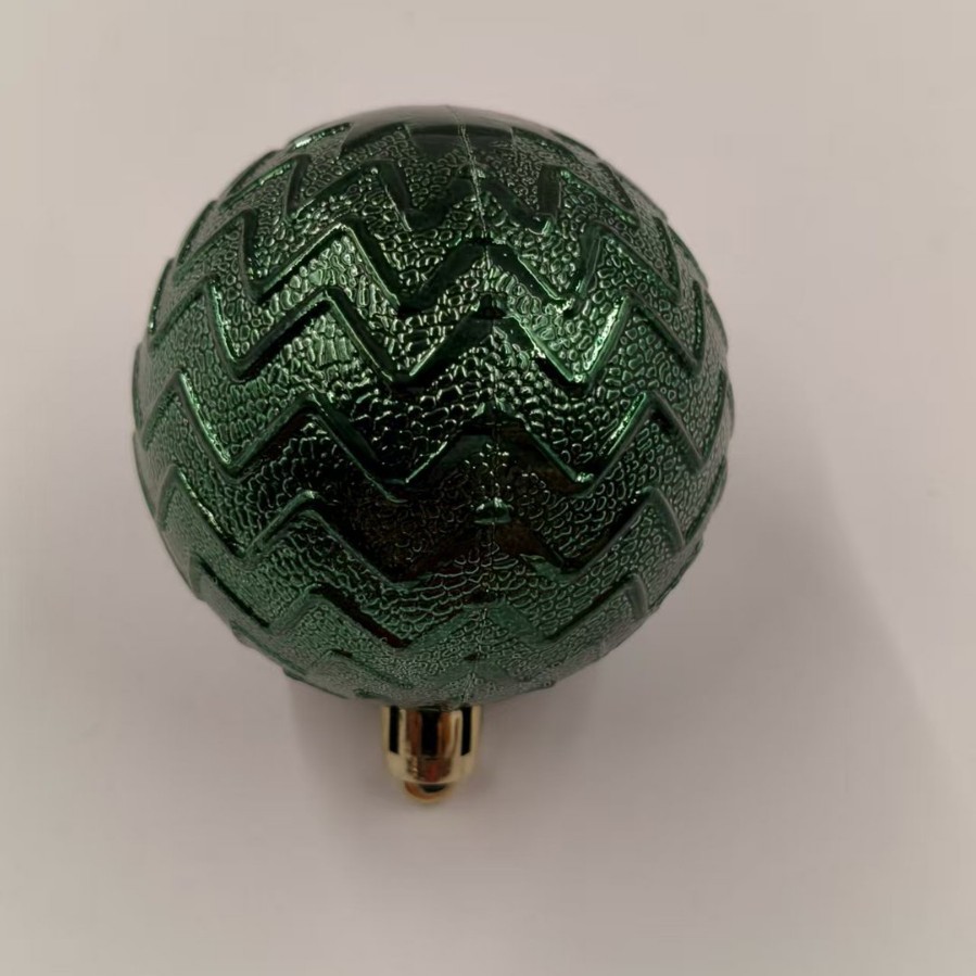 4CM 6CM 8CM 10CM Bolas de Navidad de plástico colgantes de árbol de Navidad decoraciones navideñas