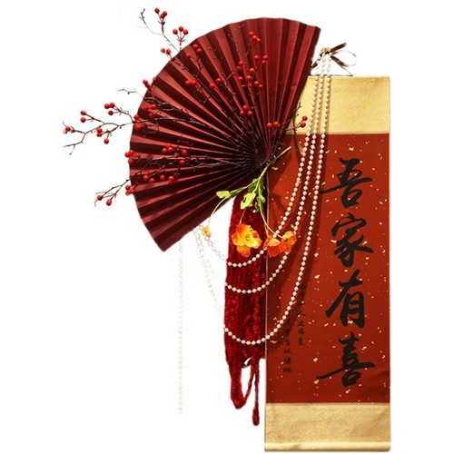 Chinese calligraphy hanging painting with the character 