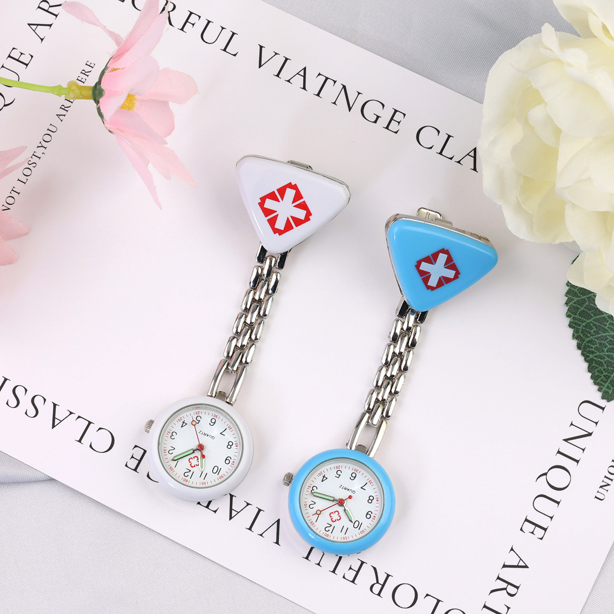 New Women's Bracelet Pendant Nurse Doctor Pocket Watch Fashion Luminous Pointer Silent Student Exam Watch