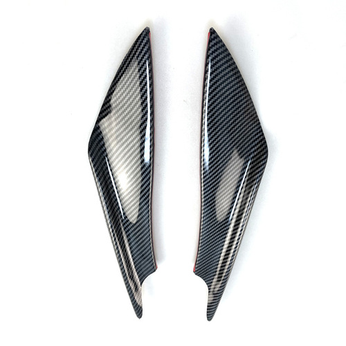 EVO fighting knife wind car modified front surround decorative wind knife motorcycle side large plate carbon fiber wind knife